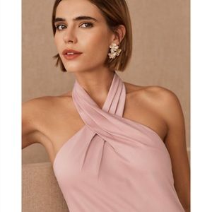 BHLDN - Ruby Satin Charmeuse Dress - DUSTY ROSE
